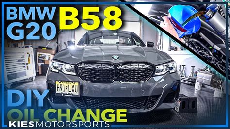 How To Change The OIL And OIL FILTER In The BMW G20 M340i B5 How To