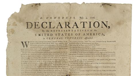 The Declaration Of Independence Inspires The Boston Globe