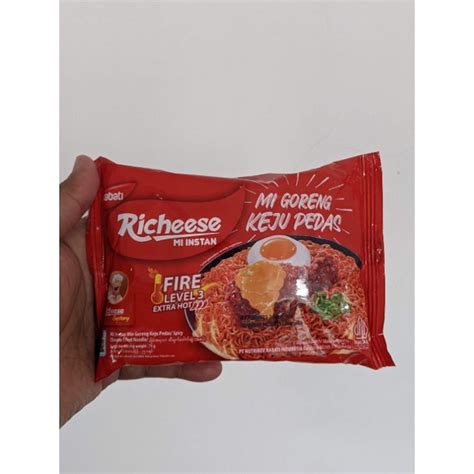 Jual Richeese Mi Instan Mi Goreng Keju Pedas Goreng Shopee Indonesia