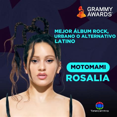 Telecentro Canal 13 On Twitter 🤘🏼🎵 Rosalia Se Hizo Con El Grammy A