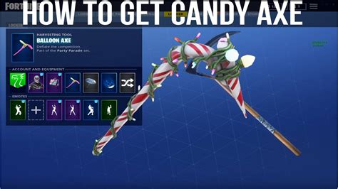 Halloween Candy Axe Fortnite Code - The Cake Boutique