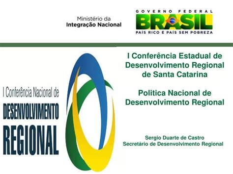 Ppt Politica Nacional De Desenvolvimento Regional Pndr Powerpoint