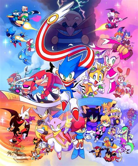 Sonic Skyline 3 Anniversary By Drawloverlala On DeviantArt In 2023