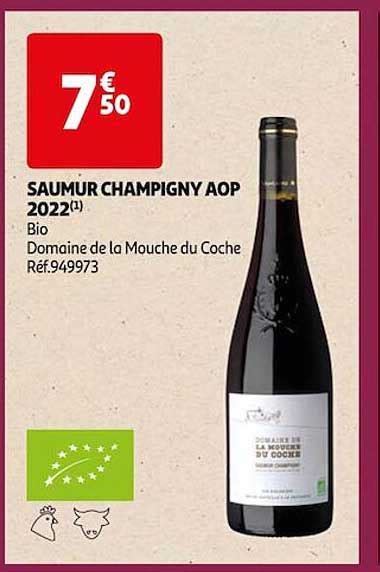 Promo Saumur Champigny Aop 2022 Bio Domaine De La Mouche Du Coche Chez