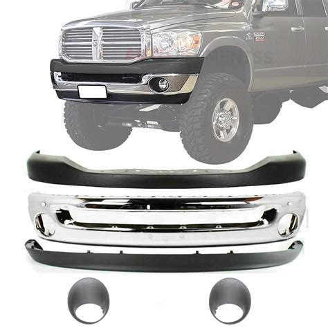 Buy New Front Bumper Chrome Upper Cover Lower Valance Air Dam Fog