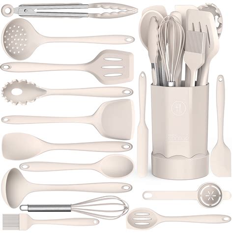 Silicone Cooking Utensils Set 446°f Heat Resistant Kitchen Utensils