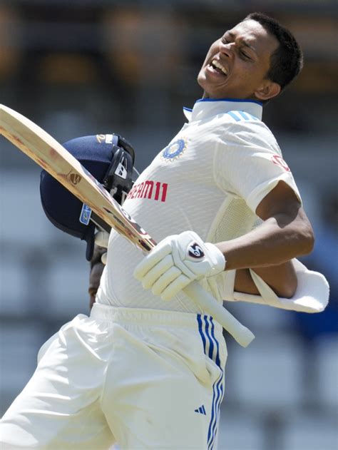 yashasvi jaiswal shatters records  stunning ton  test debut