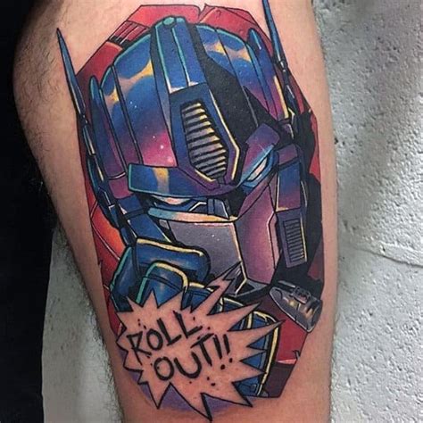 60 Transformers Tattoo Designs For Men Robotic Ink Ideas