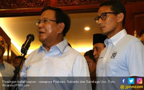 Nih Rincian Sumber Dana Kampanye Prabowo Sandi