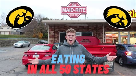 Eating The Most Iconic Food In All 50 States For The Whole Day State