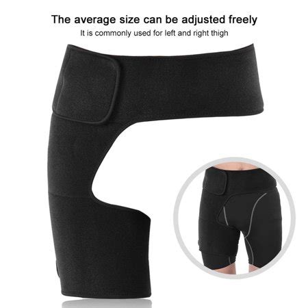 Breathable Unisex Hip Thigh Support Sports Protection Belt Brace Muscle ...