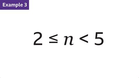 Inequalities Ks3 Maths Bbc Bitesize Bbc Bitesize