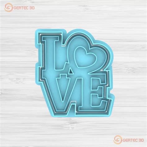 LOVE D3 Cortante Stamp Comprar En GERTEC3D