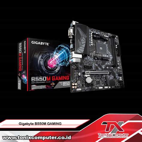 Gigabyte B550m Gaming Am4 Amd Promontory B550 Ddr4 Usb3 2 Sata3 Tonix Computer