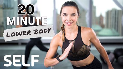 20 Minute Hiit Lower Body Bodyweight Workout With Tabata Finisher