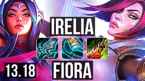 Irelia Vs Fiora Top Solo Kills Games Br Master