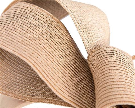 Large Nude Loops Racing Fascinator By Max Alexander Fruugo UK