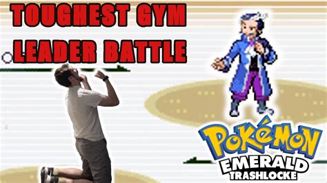 The Toughest Gym Leader Battle Pokemon Trashlocke Youtube