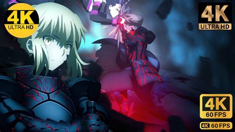 Saber Alter Vs Rider 4k 2160p 60fps Fate Stay Night Heaven S Feel