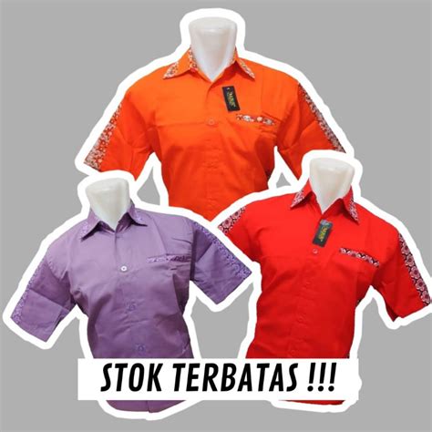 Jual Seragam Kerja Kombinasi Batik Seragam Kerja Baju Officeboy Baju