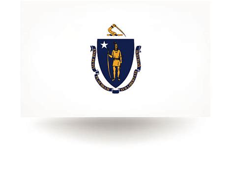 Massachusetts State Flags Stock Vectors Istock