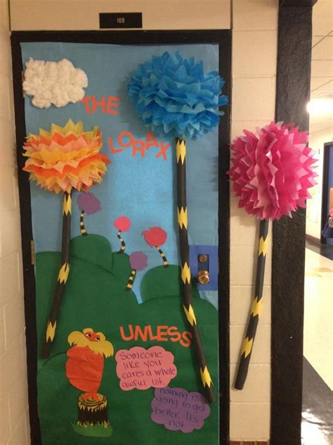 The Lorax Themed Door I Created For Read Across America Dr Seuss