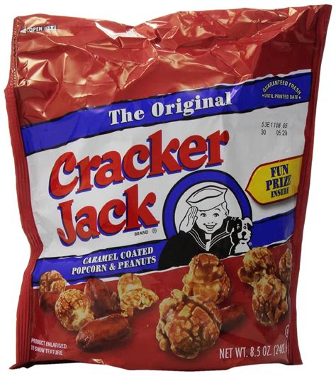 Cracker Jack Original Caramel Coated Popcorn And Peanuts 8