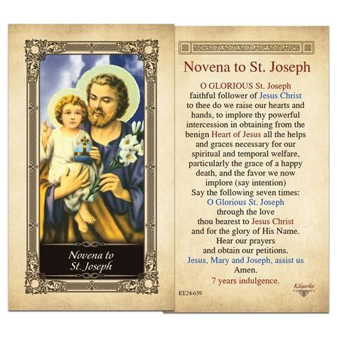 St Joseph Novena To Find A Job - Job Retro