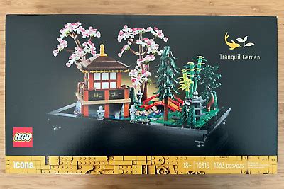 LEGO Icons Tranquil Garden 10315 Zen Garden Set 1363 Pcs