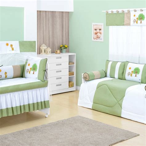 Quarto de Bebê Floresta Verde Essencial Enxovais