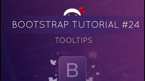 Bootstrap Tutorial 24 Tooltips YouTube