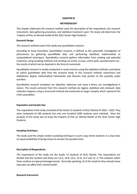 Chapter 3 Methodology Chapter Iii Methodology This Chapter