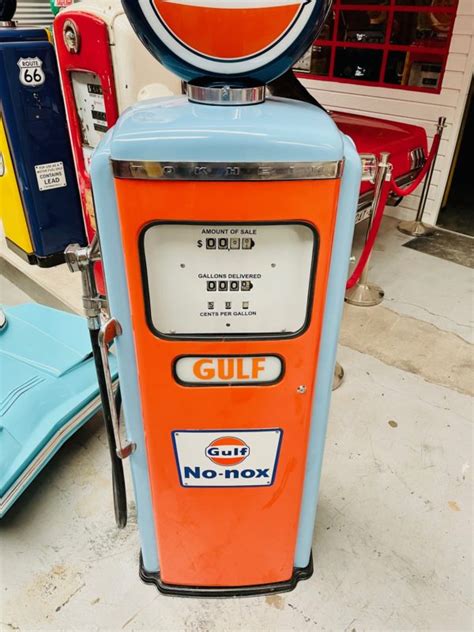 Gulf Tokheim Restored Gas Pump Stefvintagestore