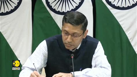 Spokesperson Of India S Foreign Ministry Hold Press Briefing Amid India