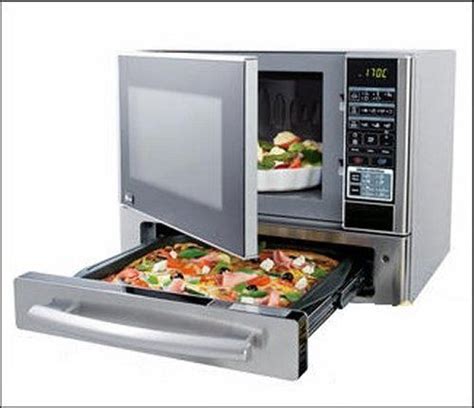 Microwave Oven With A Pizza Drawer Geeky Pinterest Pizza Ovens And Drawers