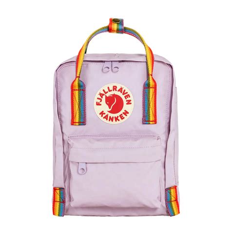 Fjallraven Kanken Rainbow Mini Pastel Lavender Rainbow My Fox Bag