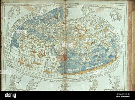 El Mapa Del Mundo De Leinhart Holle La Edición 1482 De Nicolaus