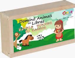 Domino Educativo Animais Em Libras