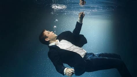 Man Drowning Underwater