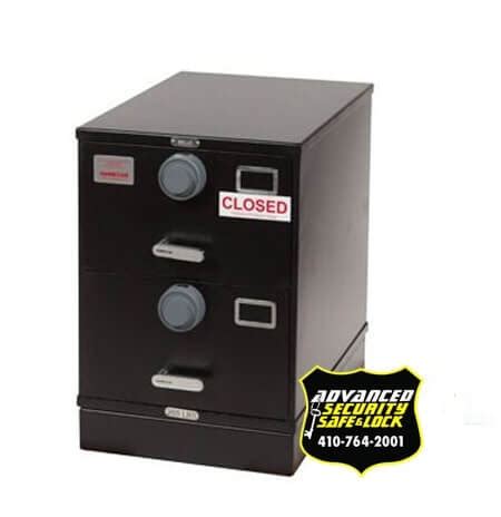 Multi Lock Class Drawer File Cabinet Black