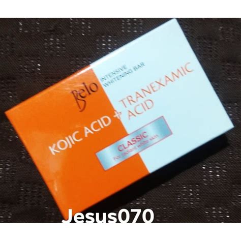 Belo Kojic Acid Intensive Whitening Bar Exfoliating Soap