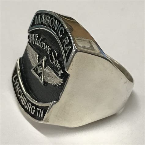 Widows Sons Masonic Riding Association Outlaw Biker Jewelry