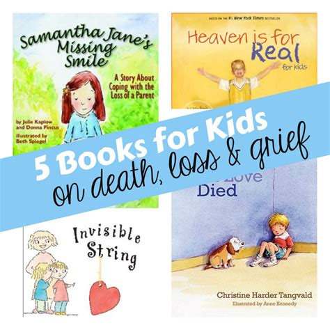 books  children  death loss  grief