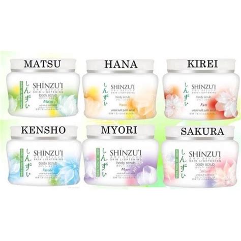 Jual SHINZUI Skin Lightening Body Scrub Lulur Badan Shopee Indonesia