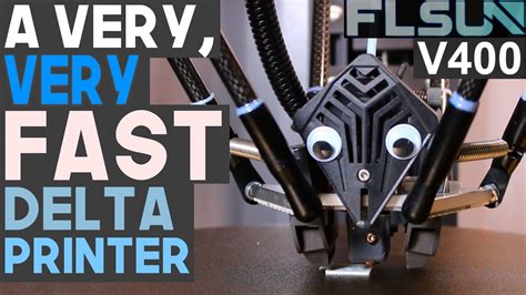 The FLSUN V400 Is A Direct Drive Delta 3d Printer That Runs KLIPPER Out