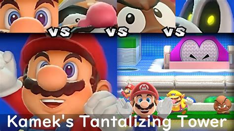 Super Mario Party Mario Vs Wario Vs Goomba Vs Dry Bones Kamek S