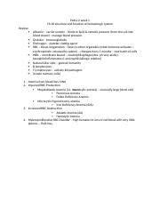 Patho Study Notes 1 Docx Patho 2 Week 1 Ch 28 Structure And Function