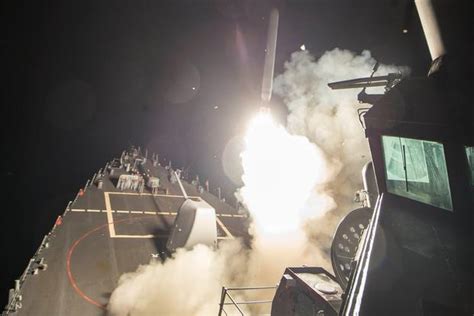 Us Launches Cruise Missile Strike On Syria