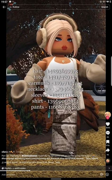 Berry Avenue Roblox Outfit Codes ️ Coding Y2k Fall Fall Decal