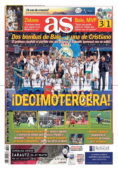 Buenos D As Aqu Ten Is La Portada De As Del De Mayo De